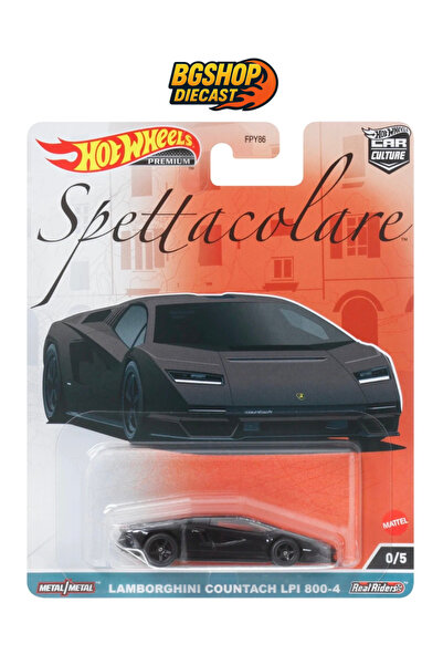 HOT WHEELS Premium Lamborghini Countach LPI 800-4 Black 0/5 (CHASE)