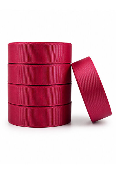 OEM Set de 5 Benzi Grosgrain Roz 2.5 cm 23 m