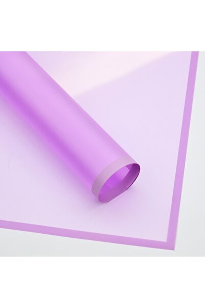 OEM Celofan pentru Flori Plastic Linii Lavandă 58x58 cm
