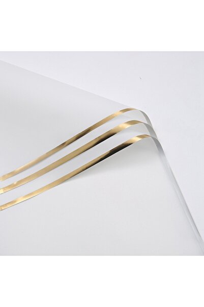 OEM Celofan pentru flori Plastic Alb 58x58 cm