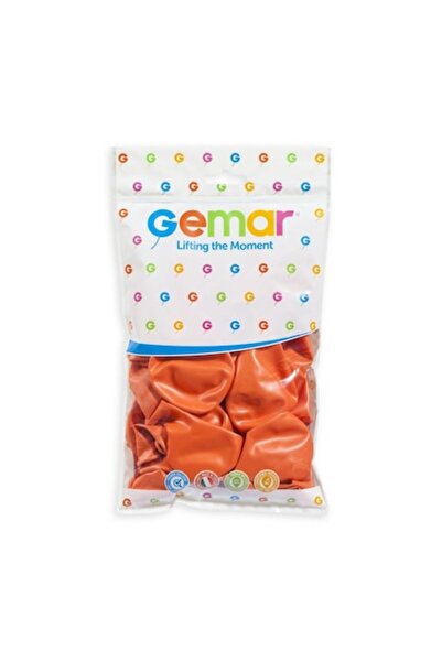 Gemar Set 100 x Baloane din latex, GM 120, Portocaliu