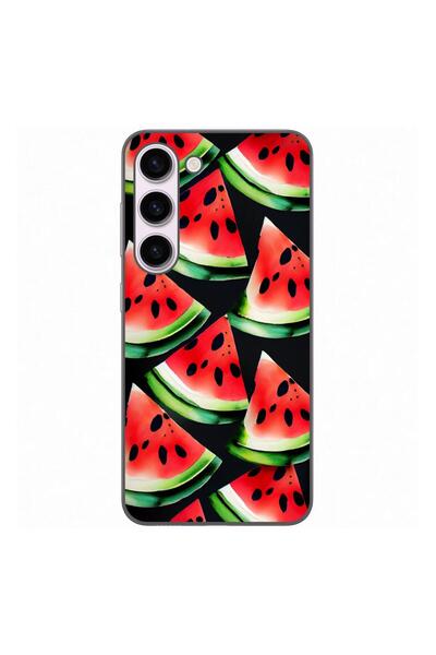 OEM Θήκη συμβατή με Samsung Galaxy S23 από σιλικόνη gel TPU με σχέδιο φέτες κ...