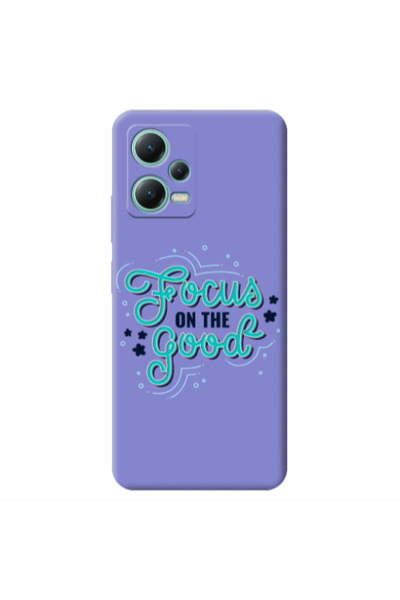 Other Xiaomi Redmi Note 12 Pro 5G Focus On The Good Purple Colored Silicone T...