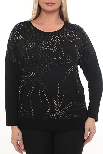 QRUVAZE Plus Size Crew Neck