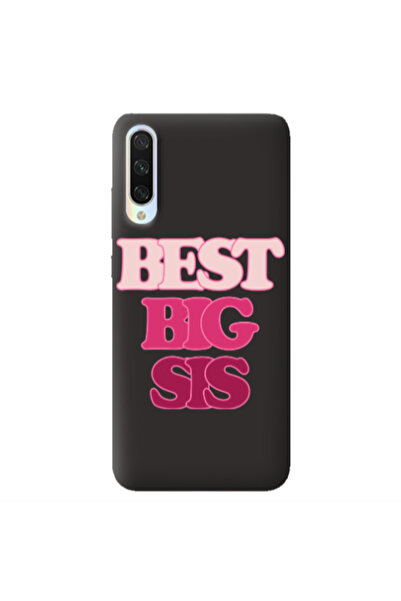 Other Xiaomi Mi 9 Lite Best Big Sis Black Colored Silicone TPU Θήκη