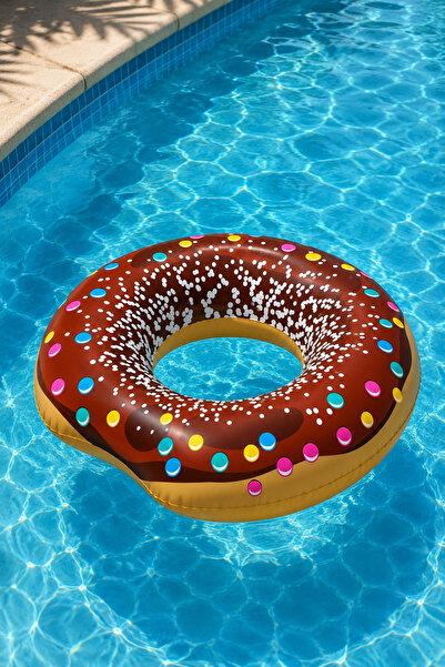 BESTWAY Donut Simit - Şişme Donut Simit - Şişme Donut Deniz Simidi - Çörek Fi...