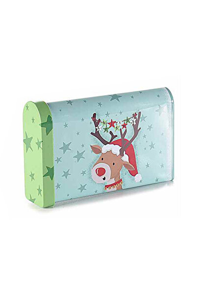 Decorer Cutie metalică de Crăciun 10.5x3x7 cm