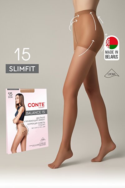 Conte جوارب طويلة نسائية أنيقة من ELEGANT BALANCE 15 PUSH-UP