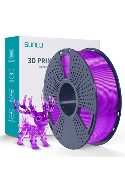 Sunlu TPU Transparent Purple 1.75mm 0.5KG