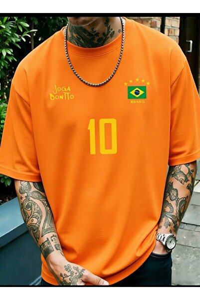 New Shine Brazil 10 Printed Oversize Cotton T-Shirt