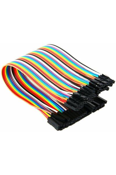 Generic 40pcs Dupont FeMale-to-FeMale Jumper Wires 20cm για Arduino