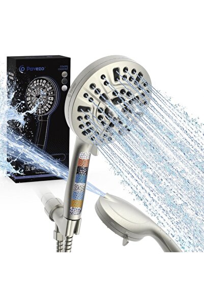 Arabest High Pressure Handheld Shower Head,5" Large Detachable with Hard Wate...