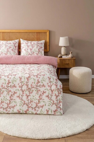 Rivaİstanbul Sakura Double Duvet Cover Set Cotton