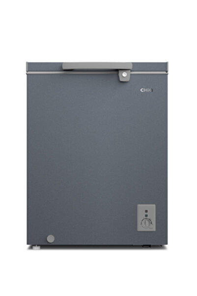 Cheek Chest Freezer, 142 Liters, 5 Cubic Feet, Dark Gray - CCF184W