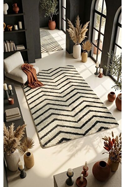 EUROBANO Marta Nordic Machine Washable Living Room Bedroom Floor Mat Carpet S...