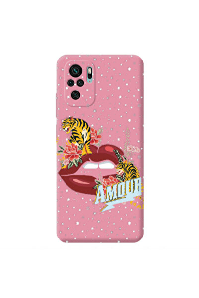 Other Xiaomi Redmi Note 10S Amour Pink Colored Silicone TPU Θήκη