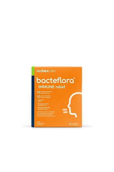 Olonea BACTEFLORA Immune Relief Συμπλήρωμα με Προβιοτικά &amp; Πρεβιοτικά 10 ...