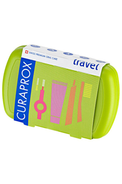 Curaprox Be You Travel Set, Πακέτο Στοματικής Υγιεινής Ταξιδίου, πράσινο