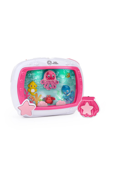 Baby Einstein Jucărie muzicală pentru pătuț Visuri de mare Sootherr Roz