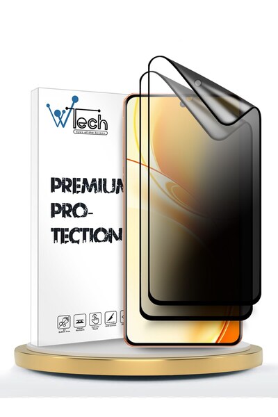 Wtech واقي شاشة نانو سيراميك فاخر من Realme P4 Power 5G 2026، تغطية كاملة غير...