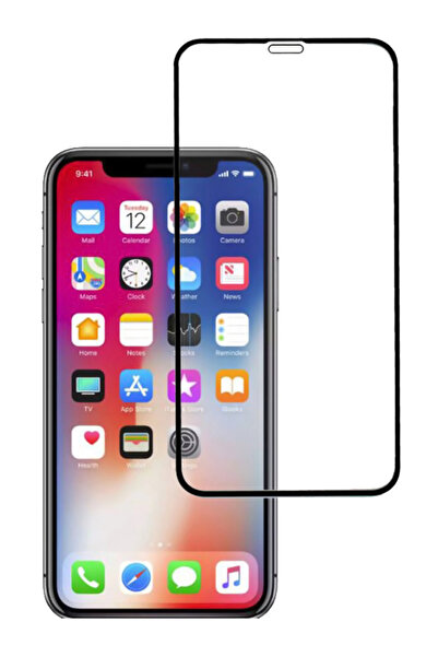 POWERTECH Σκληρυμένο Γυαλί 5D, Πλήρης Κόλλα, iPhone 11 Pro Max, μαύρο