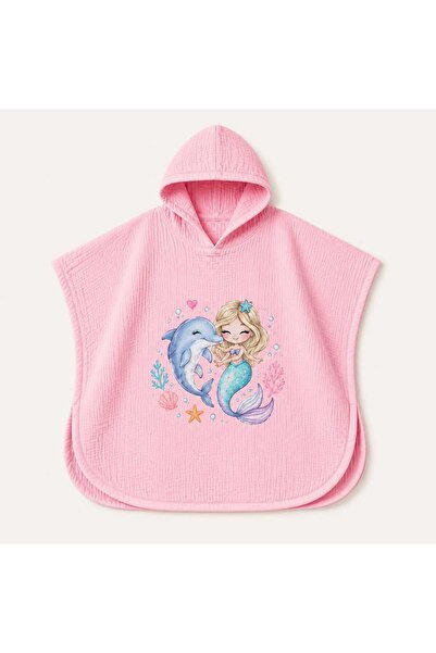 BEBEĞİME ÇORAP 100% Cotton Muslin Baby/Child Hooded Beach Towel Poncho Towel ...