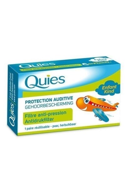 Quies EarPlanes Ωτοασπίδες για Παιδιά ειδικές για Αεροπορικά Ταξίδια, 1 ζευγάρι
