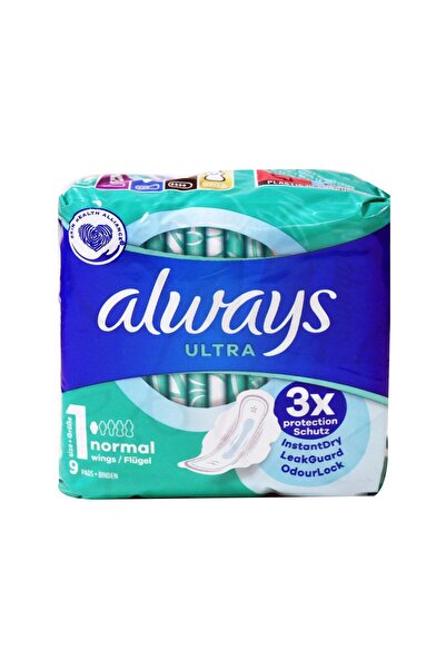 Always Ultra Normal Size 1 Σερβιέτες με Φτερά Νούμερο 1, 9τεμ.