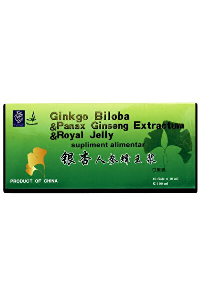 Naturalia Diet Ginkgo Biloba, Ginseng si Royal Jelly Naturalia Diet, 10 fiole...