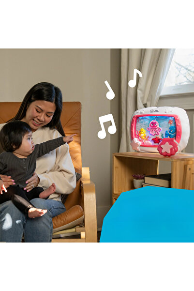 Baby Einstein Jucărie muzicală pentru pătuț Visuri de mare Sootherr Roz