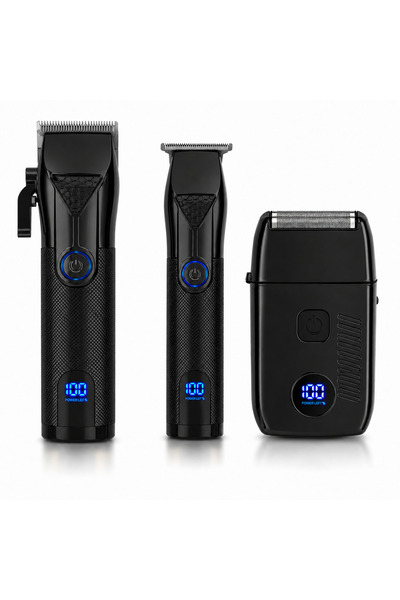 AVYRA Set Profesional 3 in 1 Ingrijire Par si Barba, Masina de Tuns, Trimmer ...