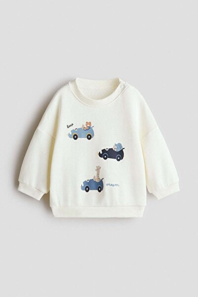 H&M سويت شيرت مطبوع
