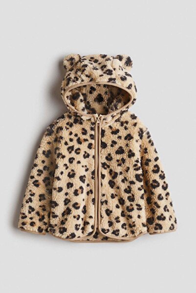 H&M هودي تيدي بسحاب