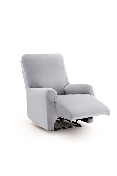 Sofazip Husă fotoliu recliner Bellagio, velvet, culoare gri deschis