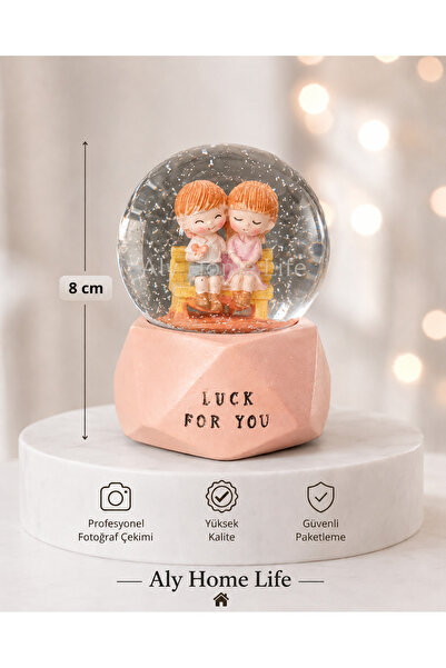 ALY home life Dekoratif Işıklı Kar Küresi
