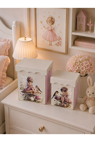 IremTasarimAtolyesi Baby Kids Room Box Set 2-Piece Organizer Special Design