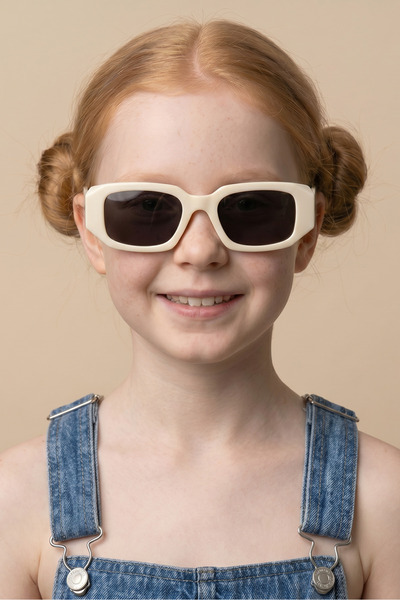 Bilge Karga Zibo Beige Black Girls' Sunglasses