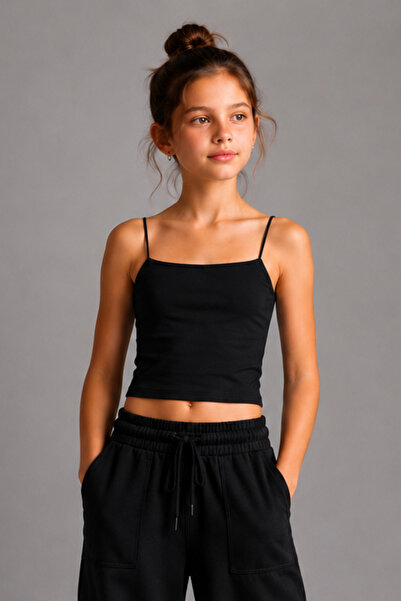Nonno Kids KIZ ÇOCUK İP ASKILI CROP