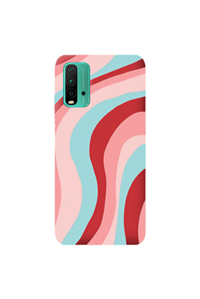 Other Xiaomi Poco M3 Colored lines Red Colored Silicone TPU Θήκη