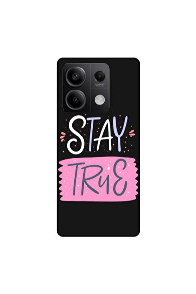 Other Xiaomi Redmi Note 13 5G Stay True Black Colored Silicone TPU Θήκη