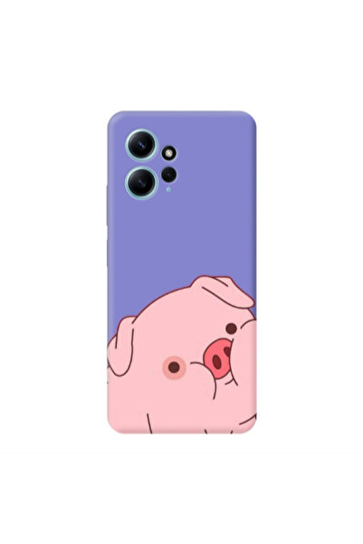 Other Xiaomi Redmi Note 12 4G Piggy 1 Purple Colored Silicone TPU Θήκη
