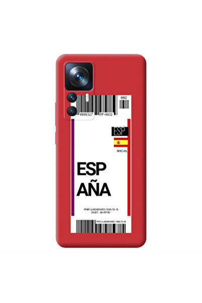 Other Xiaomi Mi 12T Espana Arrival Red Colored Silicone TPU Θήκη