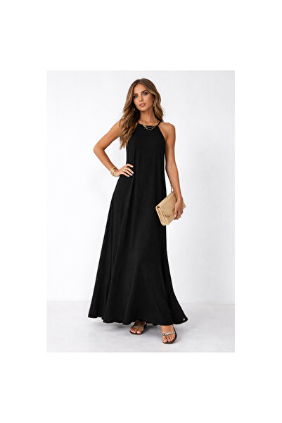 Cristina Serene Maxi Φόρεμα λινό