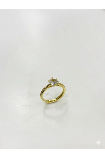 Inure Jewelry خاتم ألماس سوليتير بستة أشواك - Yz0215