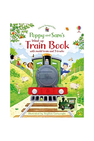 Usborne Carte pentru copii - Trenulețul cu chiulasă al lui Poppy și Sam