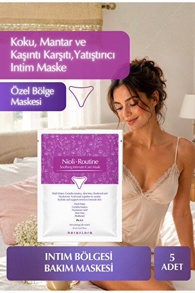 Heraflora Genital Bölge Maskesi Koku Mantar Karşıtı Yatıştırıcı Etkili İntim ...