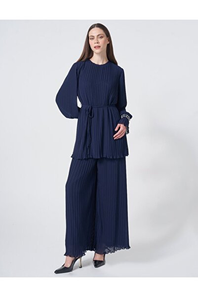 Kayra Piliseli Double Suit Dark Navy Blue