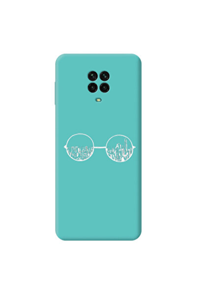 Other Xiaomi Redmi Note 9 Pro Sunglasses Turquoise Colored Silicone TPU Θήκη