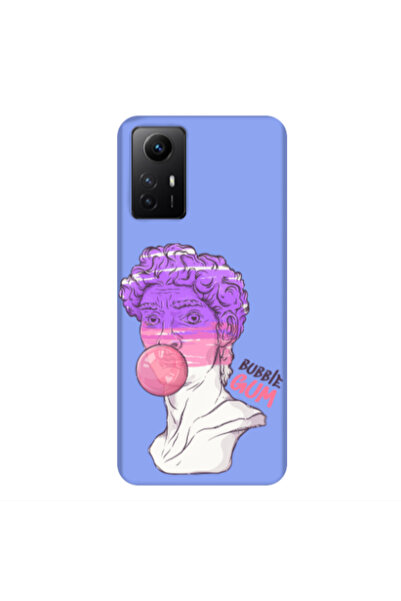 Other Xiaomi Redmi Note 12s Pin Bubble Light Purple Colored Silicone TPU Θήκη