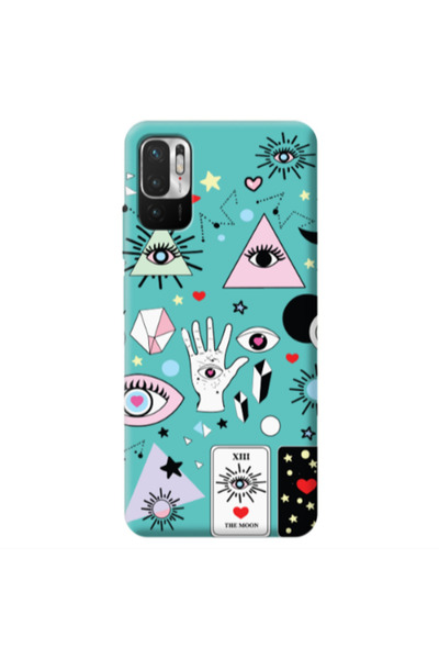 Other Xiaomi Redmi Note 10 Pro 5G Pyramid eyes Turquoise Colored Silicone TPU...